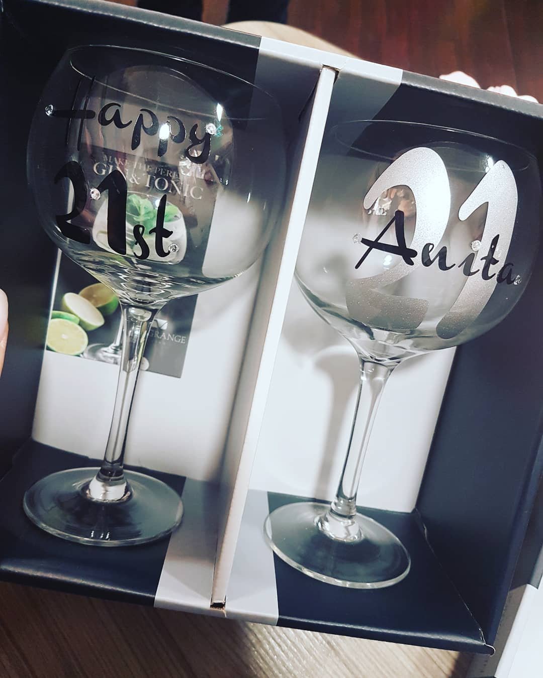 Glassware - Name/Age