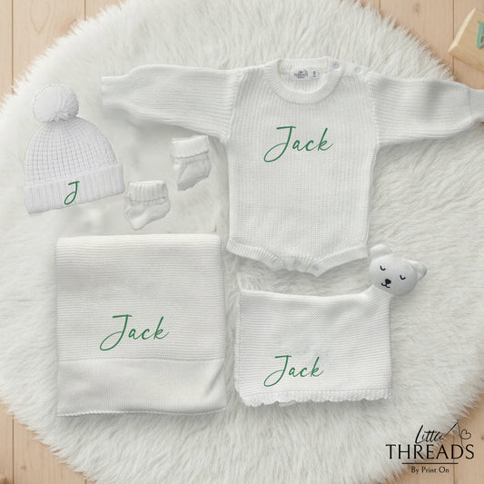 Little Threads Signature Set - All White