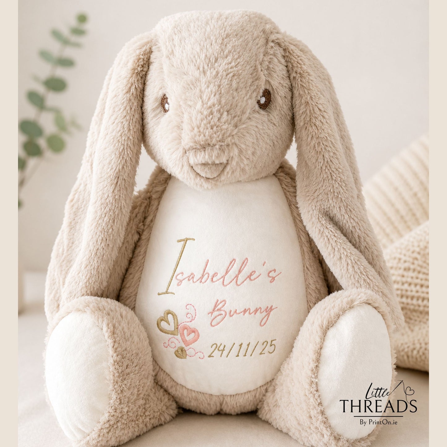 Bunny Zippie - Baby Beige