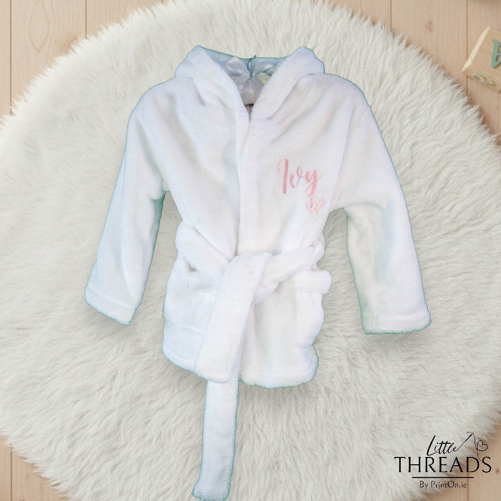 Fluffy White Robe