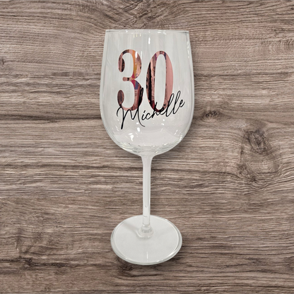 Glassware - Name/Age