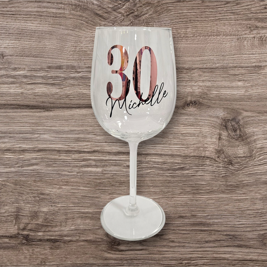 Glassware - Name/Age