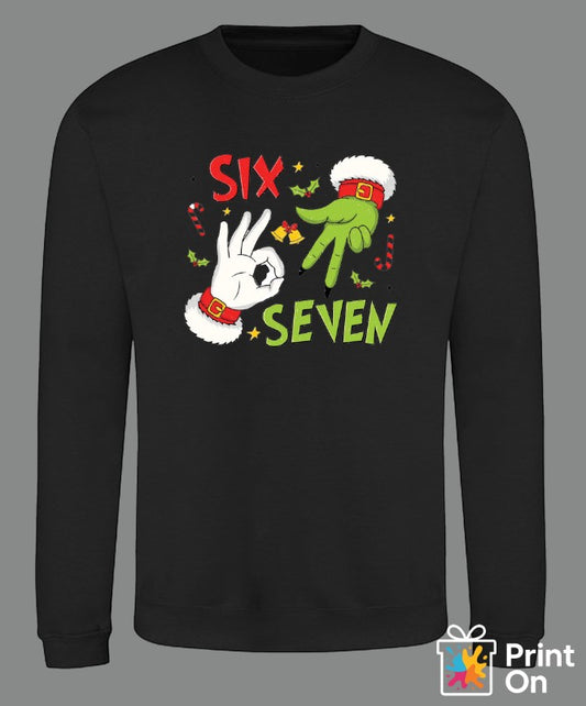 6 7 Christmas Sweater - Grinch