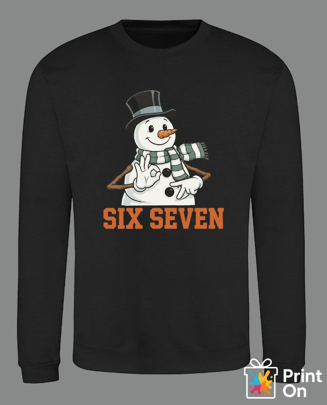 6 7 Christmas Sweater - Snowman