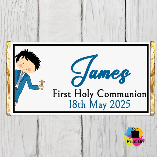 Communion Boy Chocolate 1