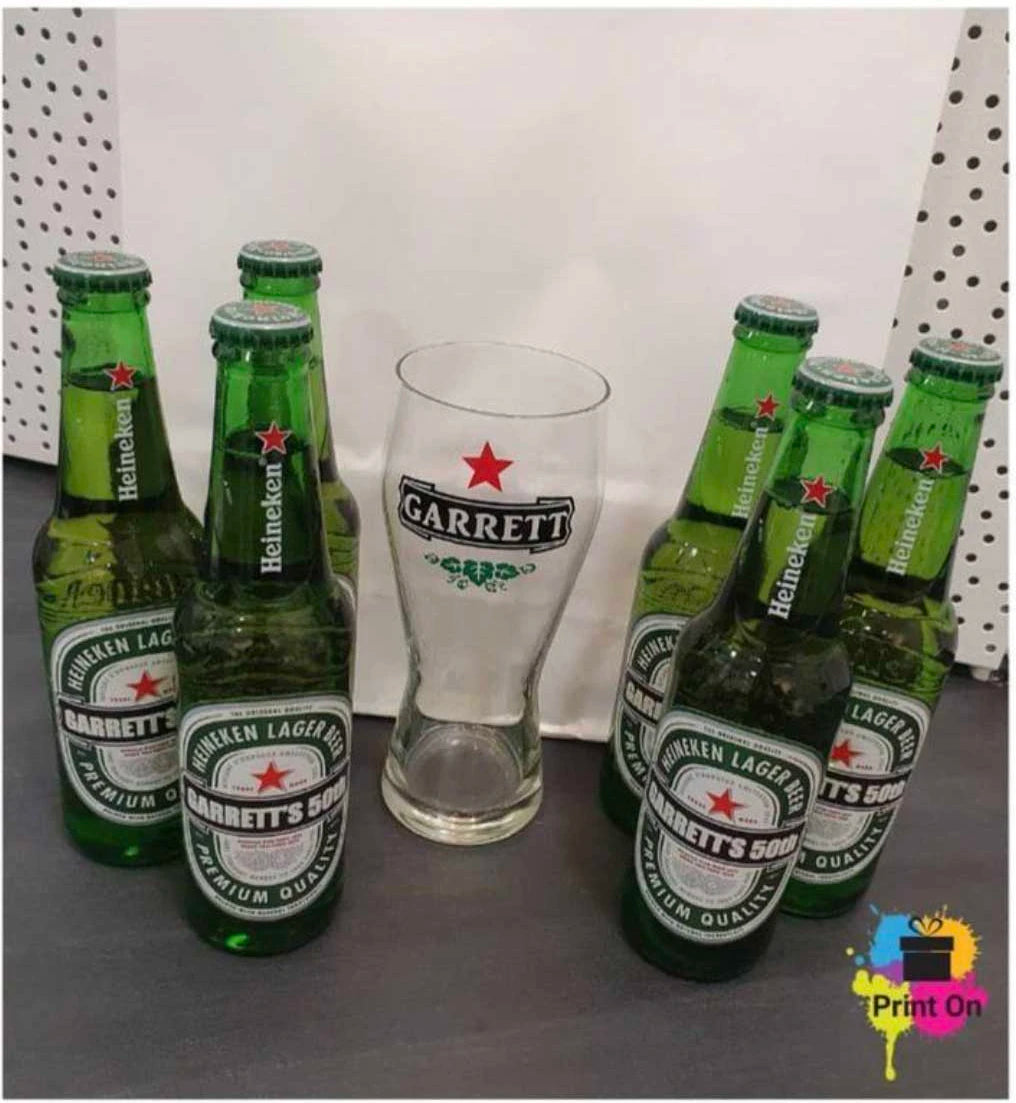 Custom Heineken Labels (4 pack)