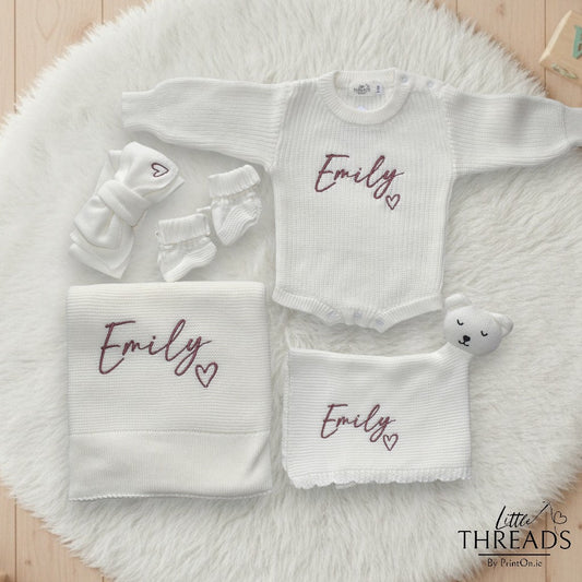 Little Threads Signature Set - All White