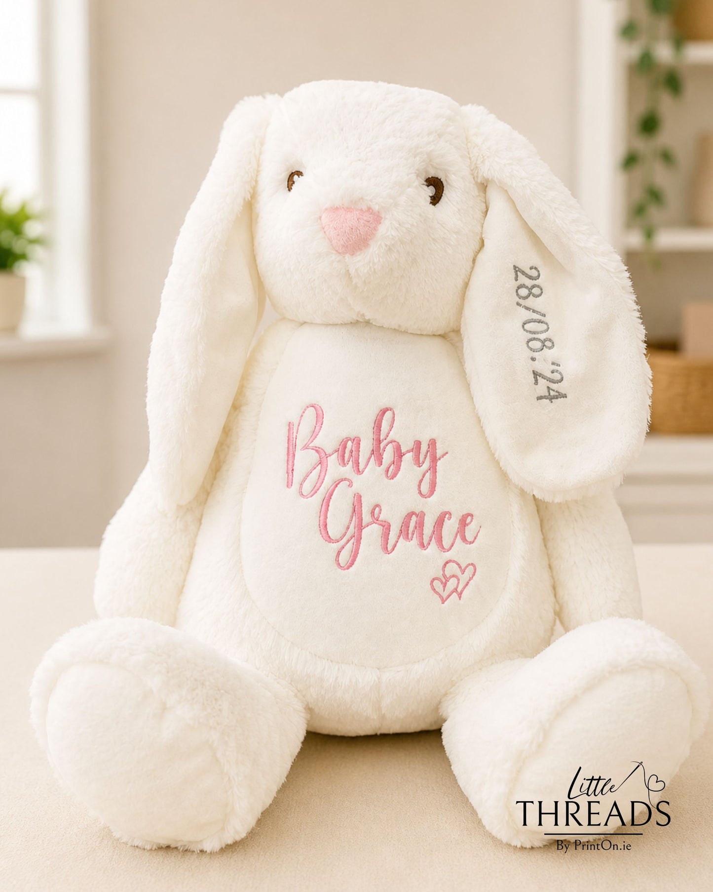 Bunny Zippie - White