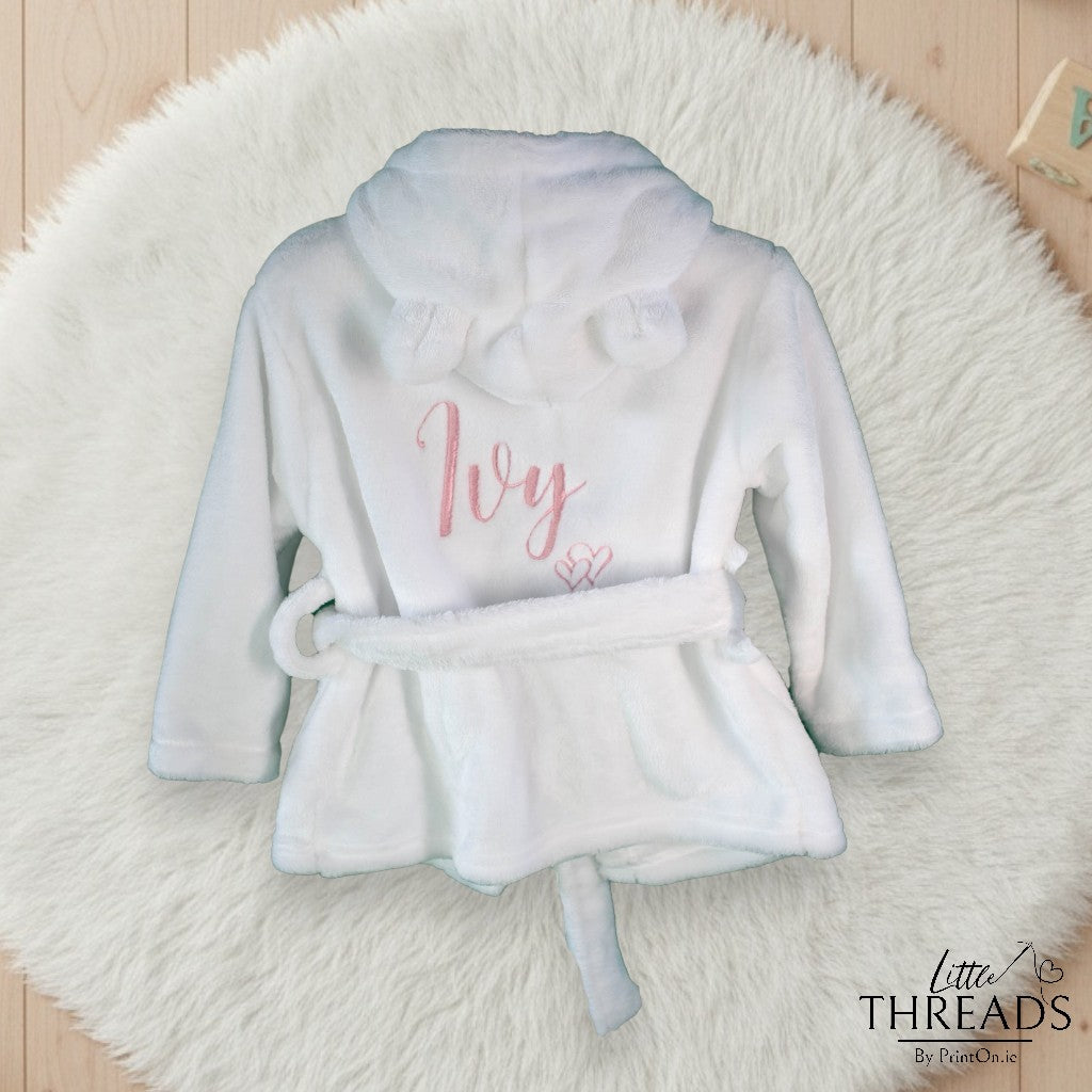 Fluffy White Robe