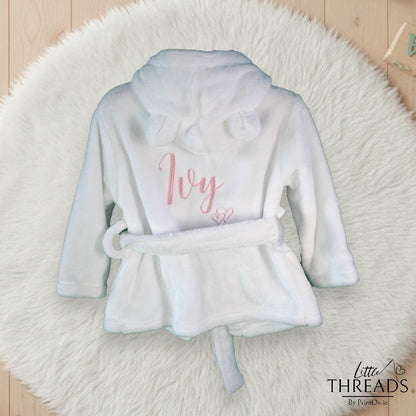 Fluffy White Robe