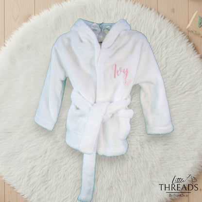 Fluffy White Robe