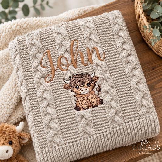 The Highland Cow Blanket
