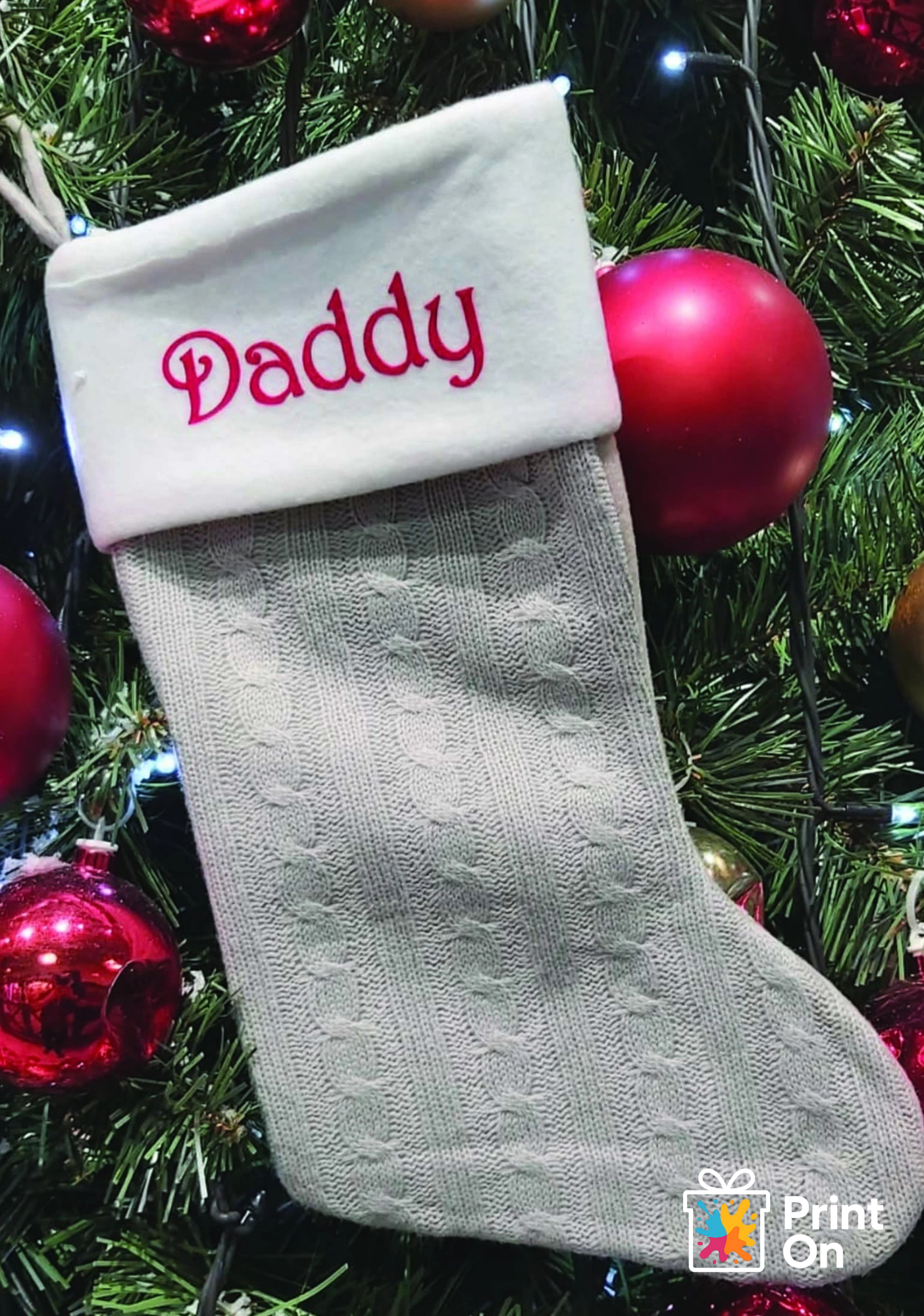 Deluxe Knitted Stocking