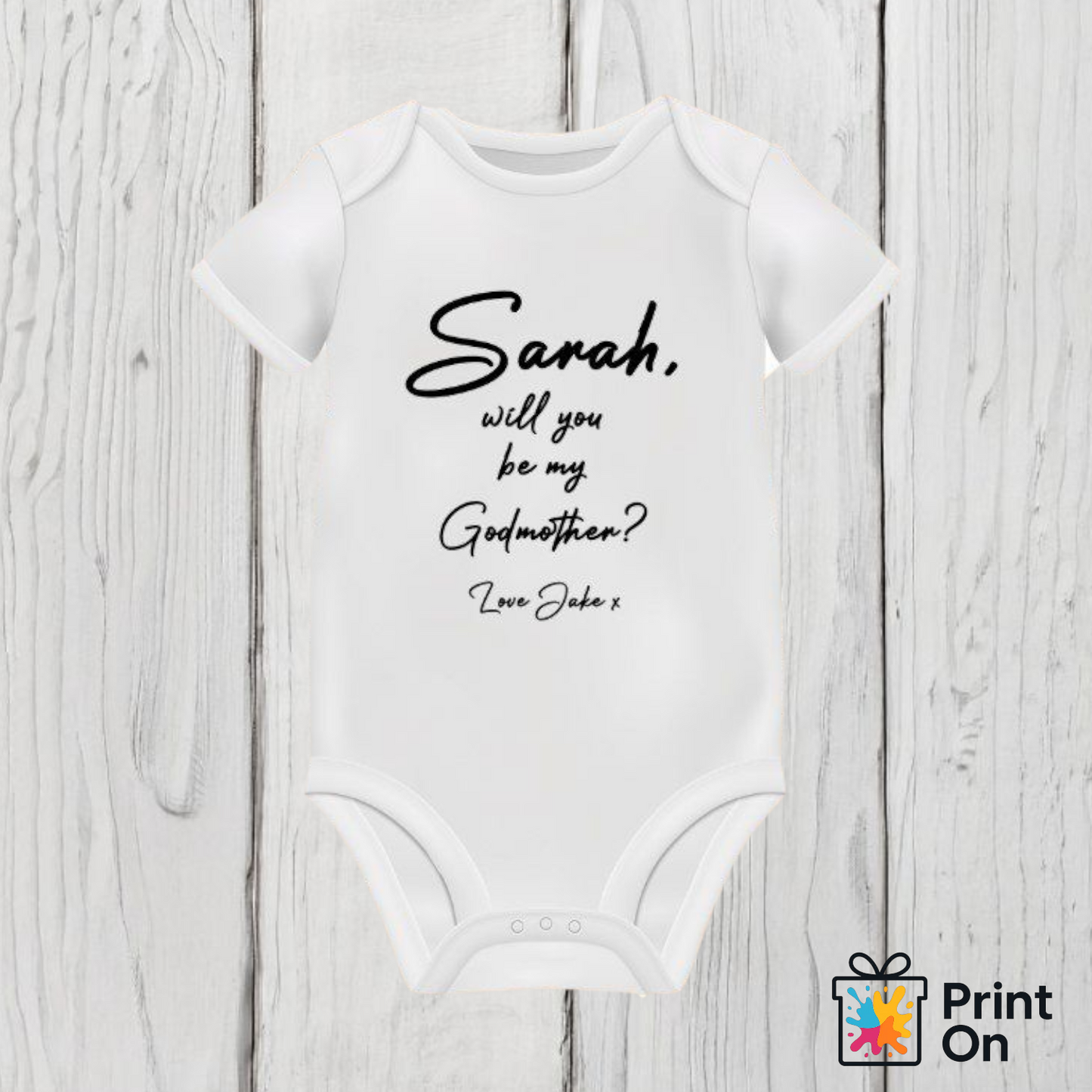 Godparent Proposal Vest