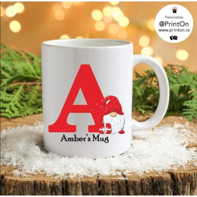 Gnome Name Xmas Mug