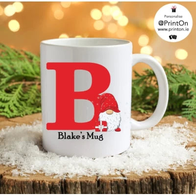 Gnome Name Xmas Mug
