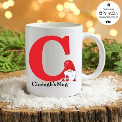 Gnome Name Xmas Mug