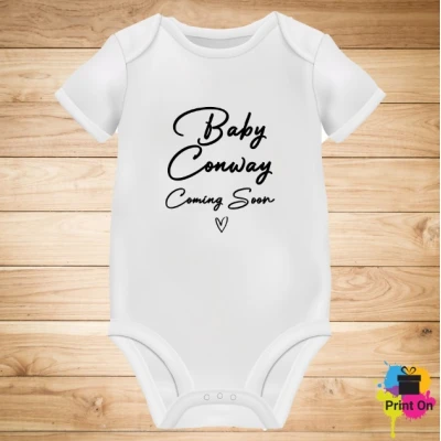 Baby Announcement Vest