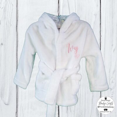 Fluffy White Robe - Image 2