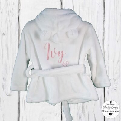Fluffy White Robe - Image 3